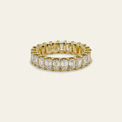 Diamond and Gold Eternity Band