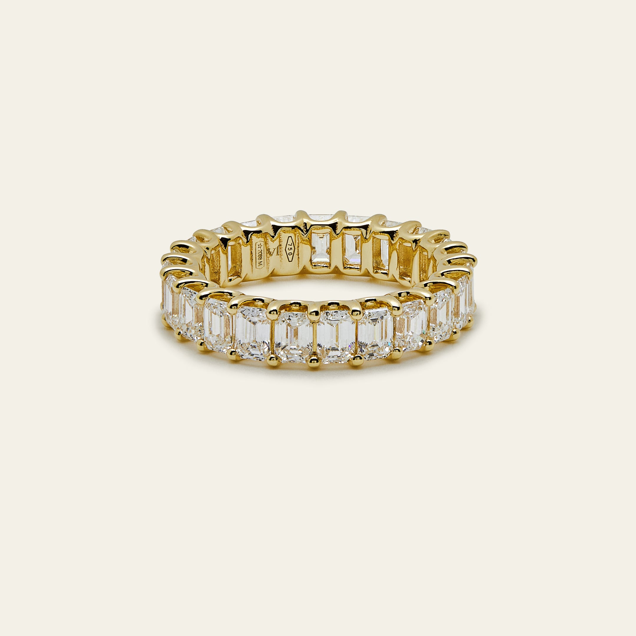 Diamond and Gold Eternity Band