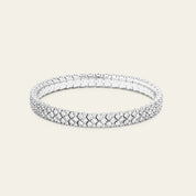 Diamond Wave Stretchy Tennis Bracelet