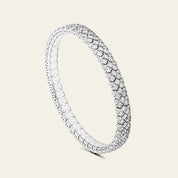 Diamond Wave Stretchy Tennis Bracelet