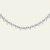 Mixed Shape Diamond Tennis Necklace