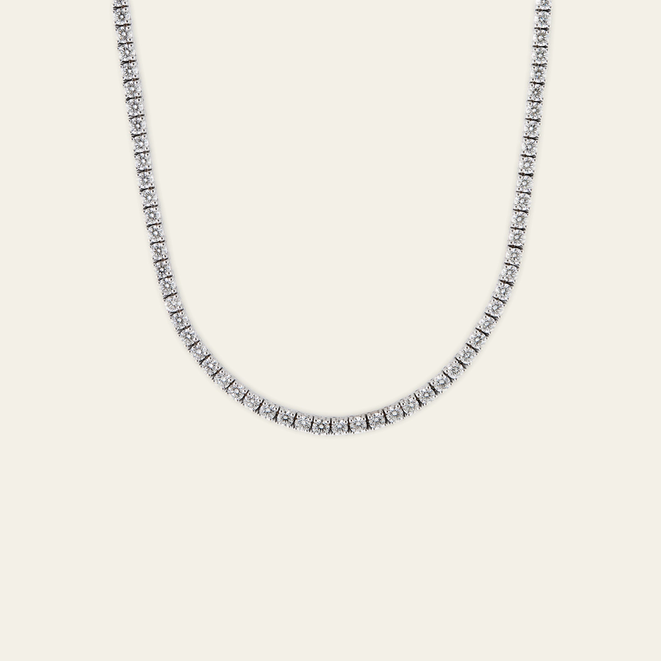 Unisex Diamond Tennis Necklace