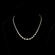 4.06 Carat Lab Grown Diamond Tennis Necklace