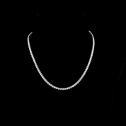 14.13 Carat Lab Grown Diamond Tennis Necklace