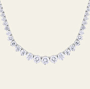 Celeste Graduating Diamond Tennis Necklace