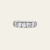 Platinum Round Diamond Eternity Ring