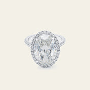 Oval Diamond Engagement Ring