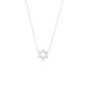 JA X Sammy Jacqueline Multi-Shape Diamond Star of David Necklace