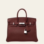 Hermès Birkin 25 Togo Rouge Palladium Hardware