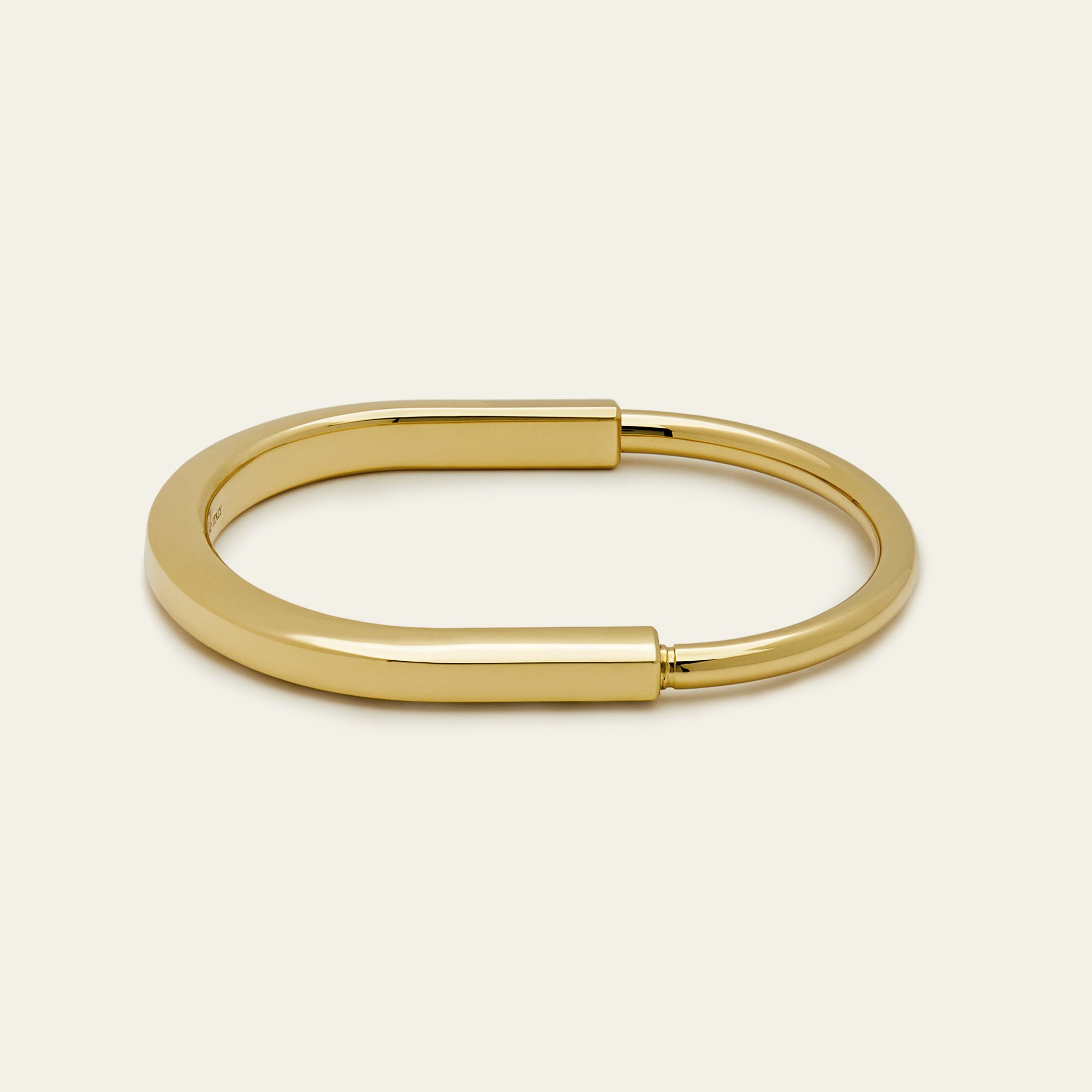 Tiffany & Co. Lock Bangle Bracelet Yellow Gold