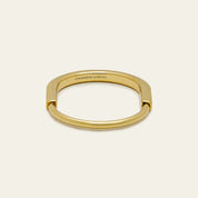 Tiffany & Co. Lock Bangle Bracelet Yellow Gold