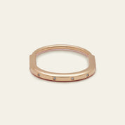 Tiffany & Co. Lock Bangle in Rose Gold with Diamond Accents 70185296