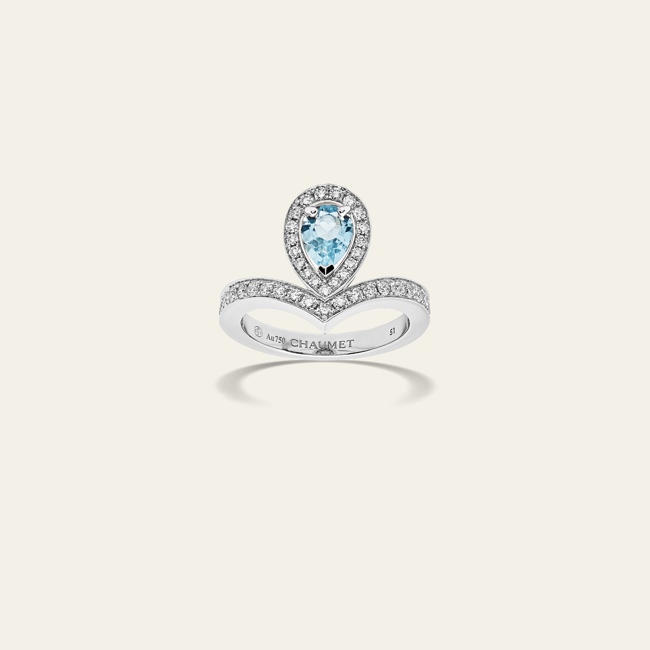 Chaumet 'Joséphine Aigrette' Aquamarine Ring 083297