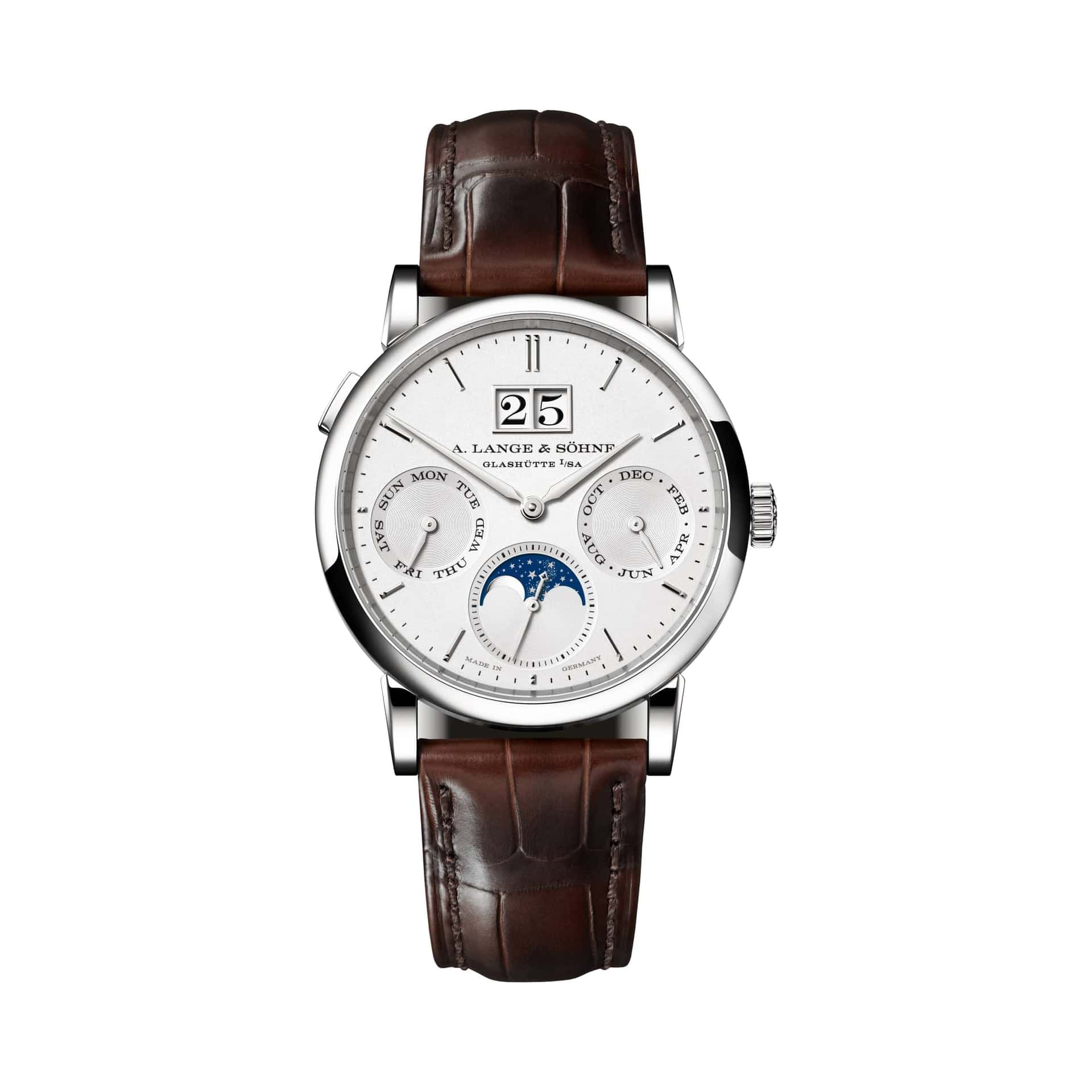 A. Lange & Söhne Saxonia Annual Calendar 36mm 331.026E White Gold Silver Dial (2026)