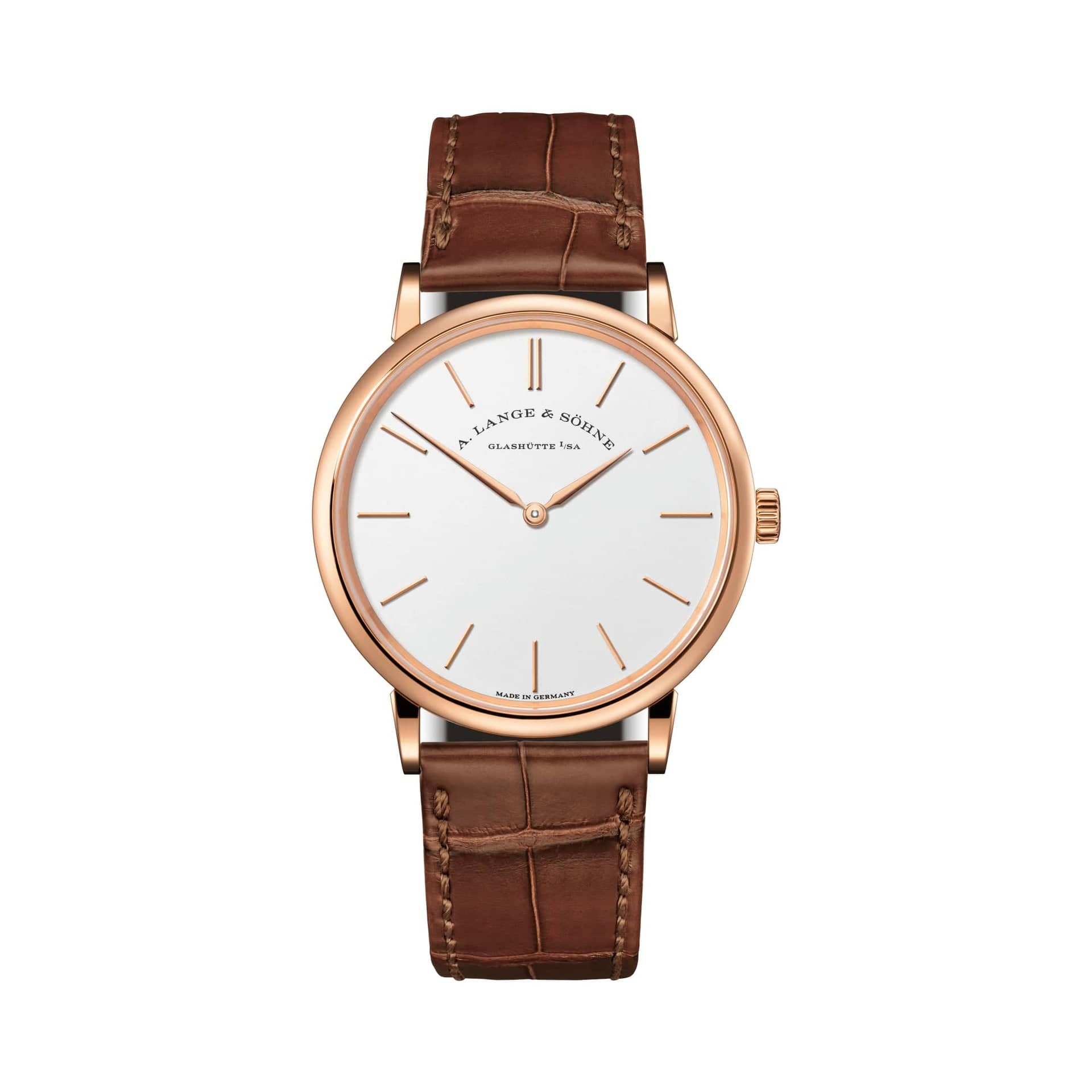 A. Lange & Söhne Saxonia Thin 201.033 Rose Gold Silver Dial (2026)