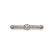 Antique Diamond Platinum Brooch