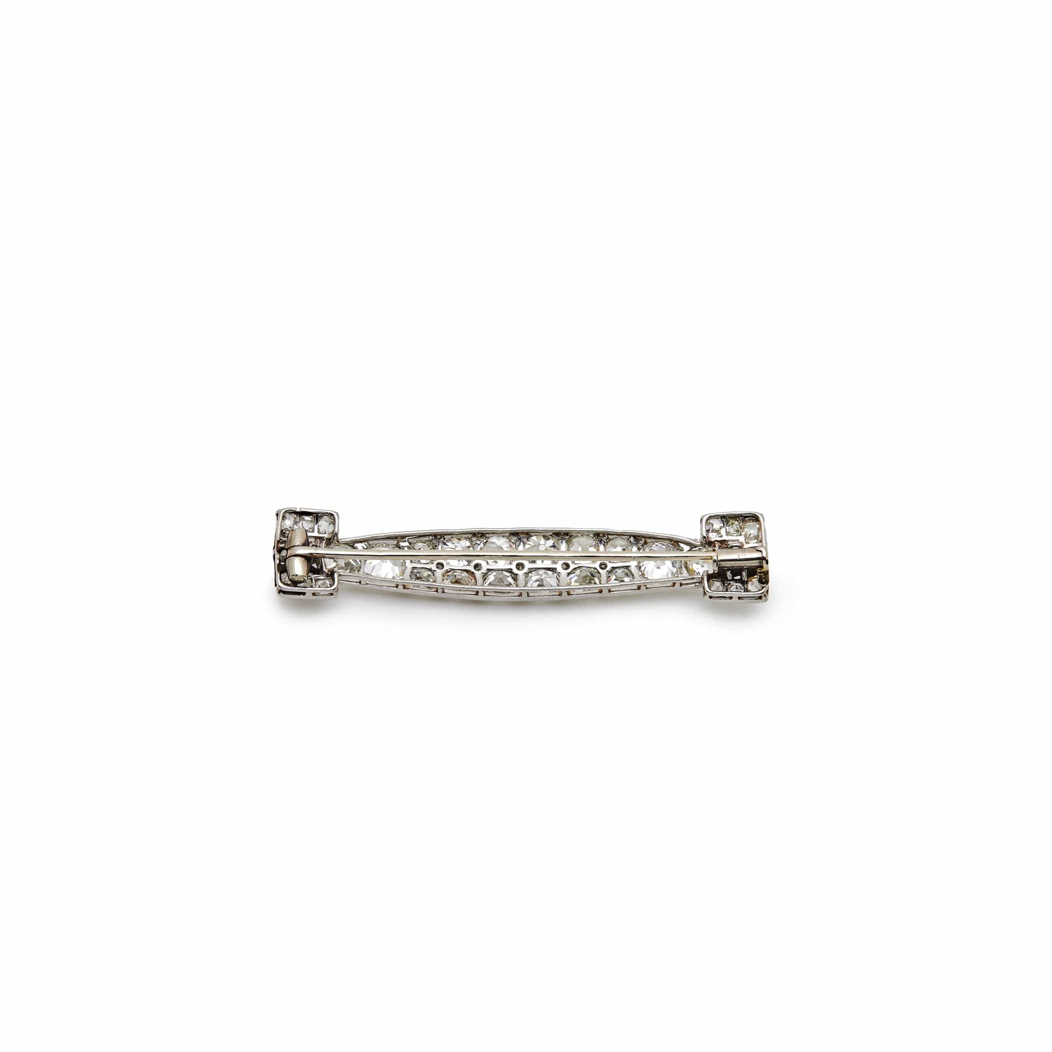 Antique Diamond Platinum Brooche