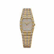 Audemars Piguet Bamboo 6110AC Vintage Yellow Gold White Gold Diamond Pavé Dial Quartz (1985)