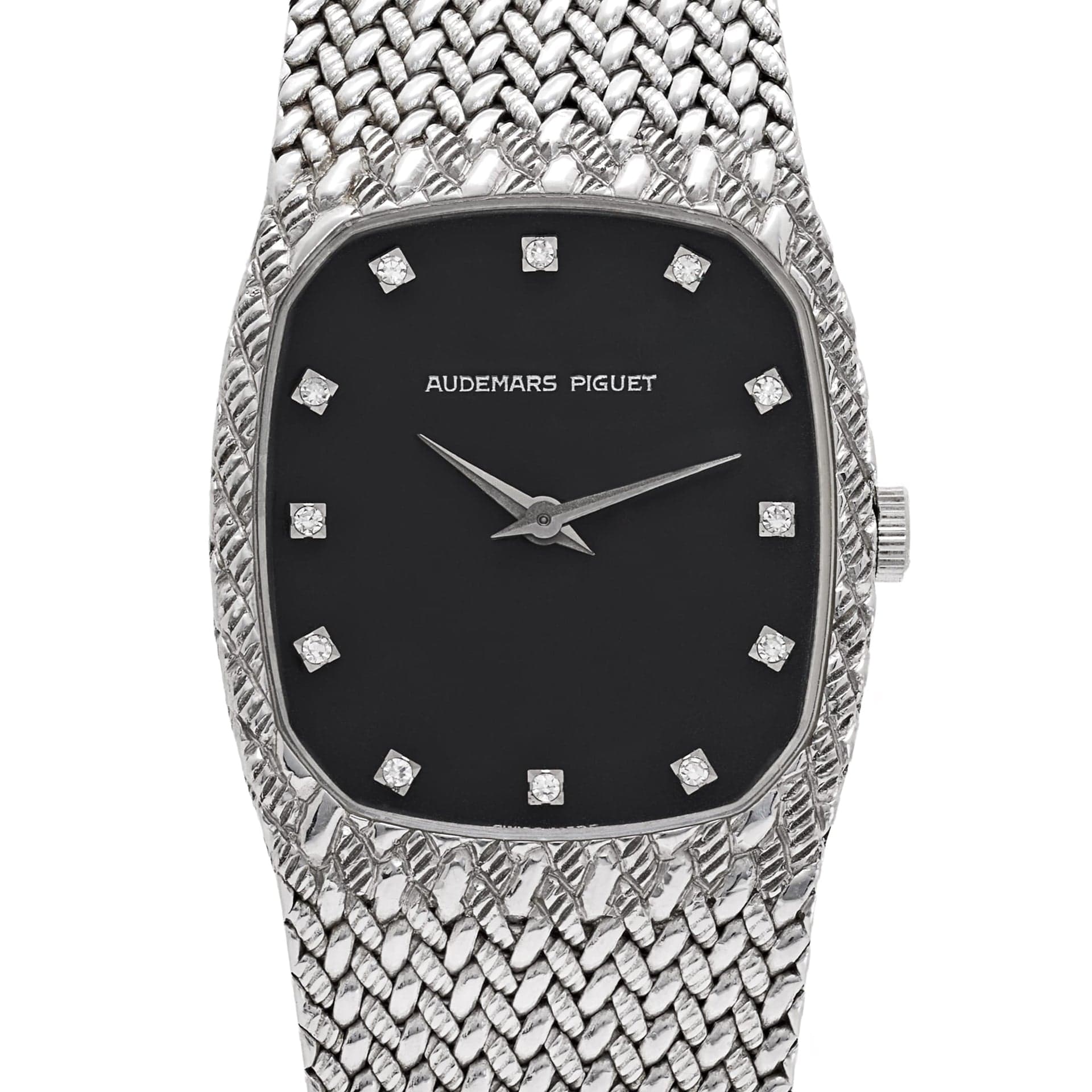 Audemars Piguet Cobra 14126.519 'Ladies' White Gold Black Diamond Dial
