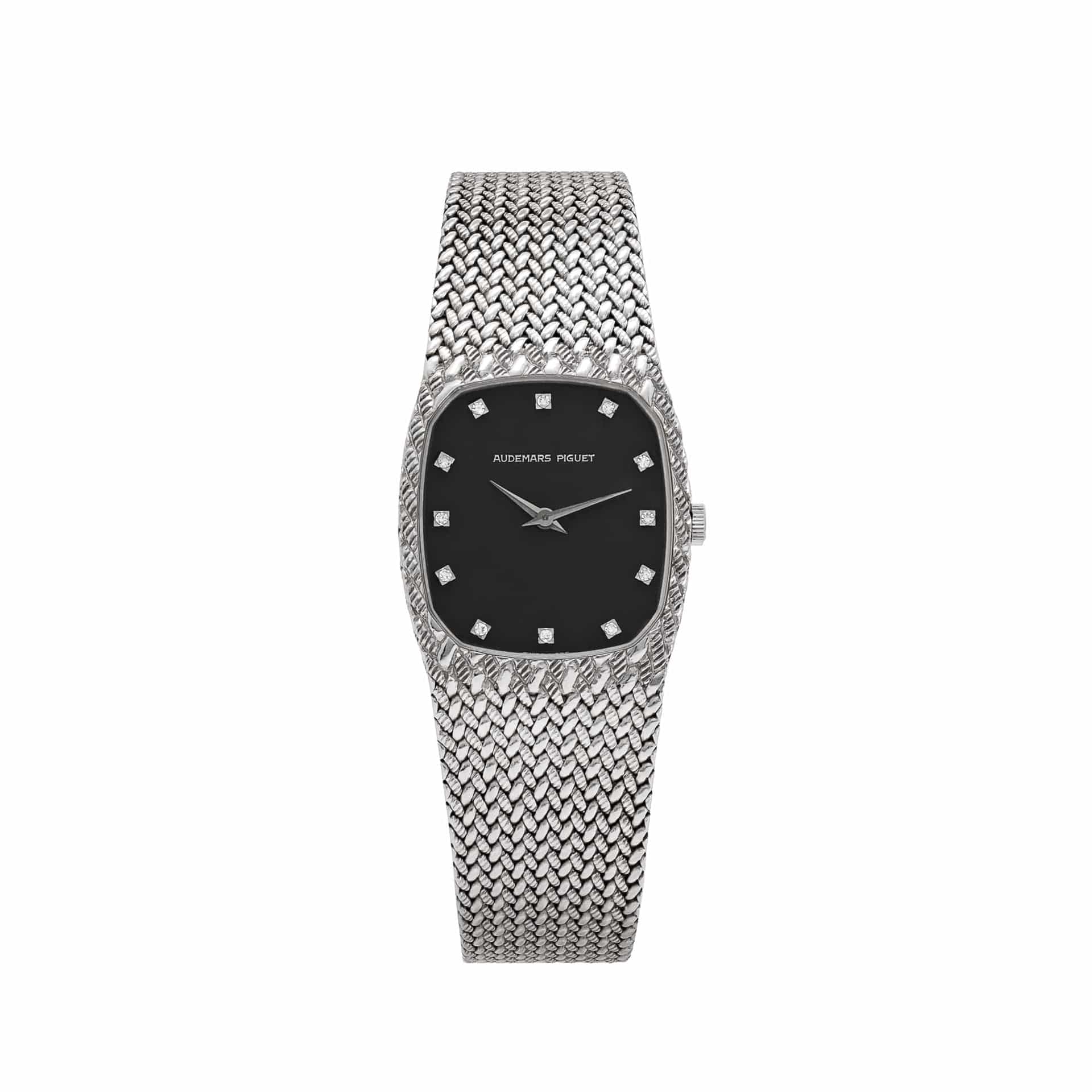 Audemars Piguet Cobra 14126.519 'Ladies' White Gold Black Diamond Dial