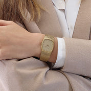 Audemars Piguet Cobra 14126BA 'Ladies' Yellow Gold Champagne Diamond Dial