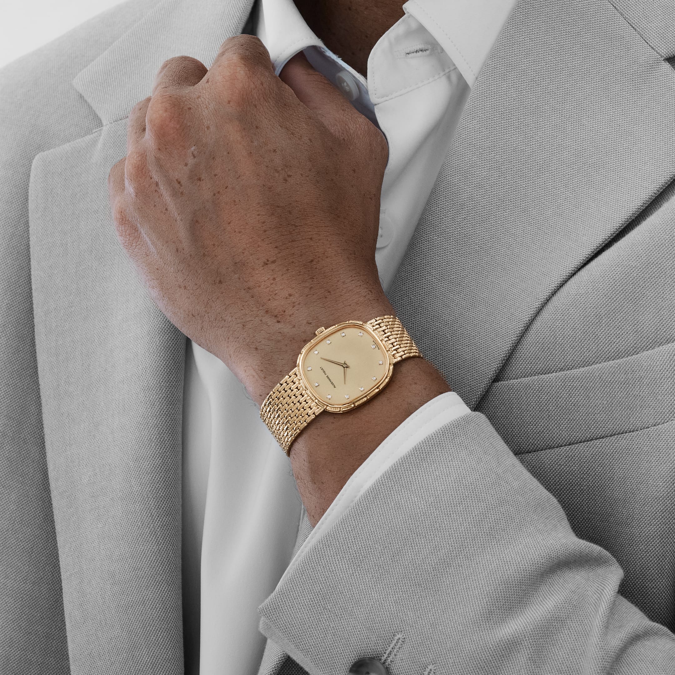 Audemars Piguet Cobra BA56440 Yellow Gold Champagne Diamond Dial