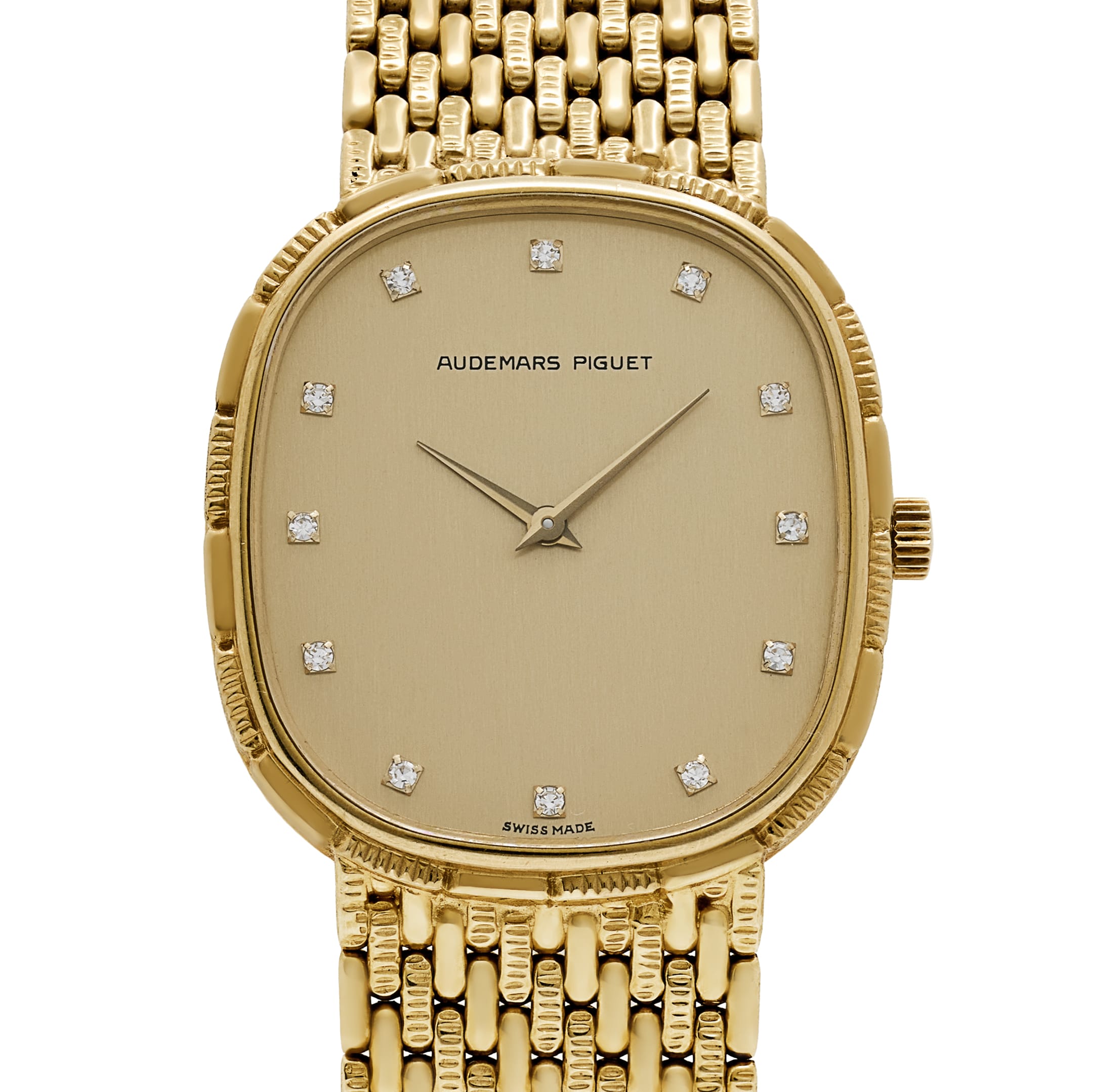 Audemars Piguet Cobra BA56440 Yellow Gold Champagne Diamond Dial