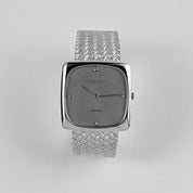 Audemars Piguet Jumbo Square White Gold Silver Diamond Dial