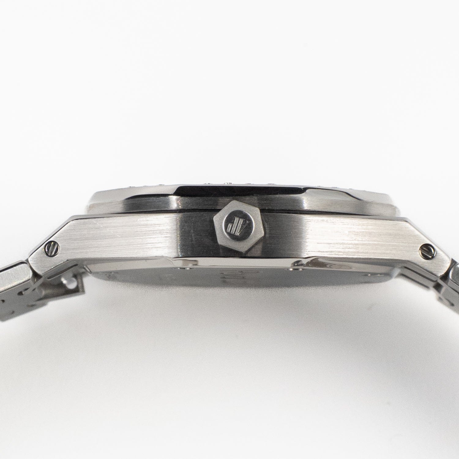 Audemars Piguet Royal Oak 15088ST.ZZ.0789ST.01 'Ladies' Stainless Steel Blue Diamond Dial Diamond Bezel