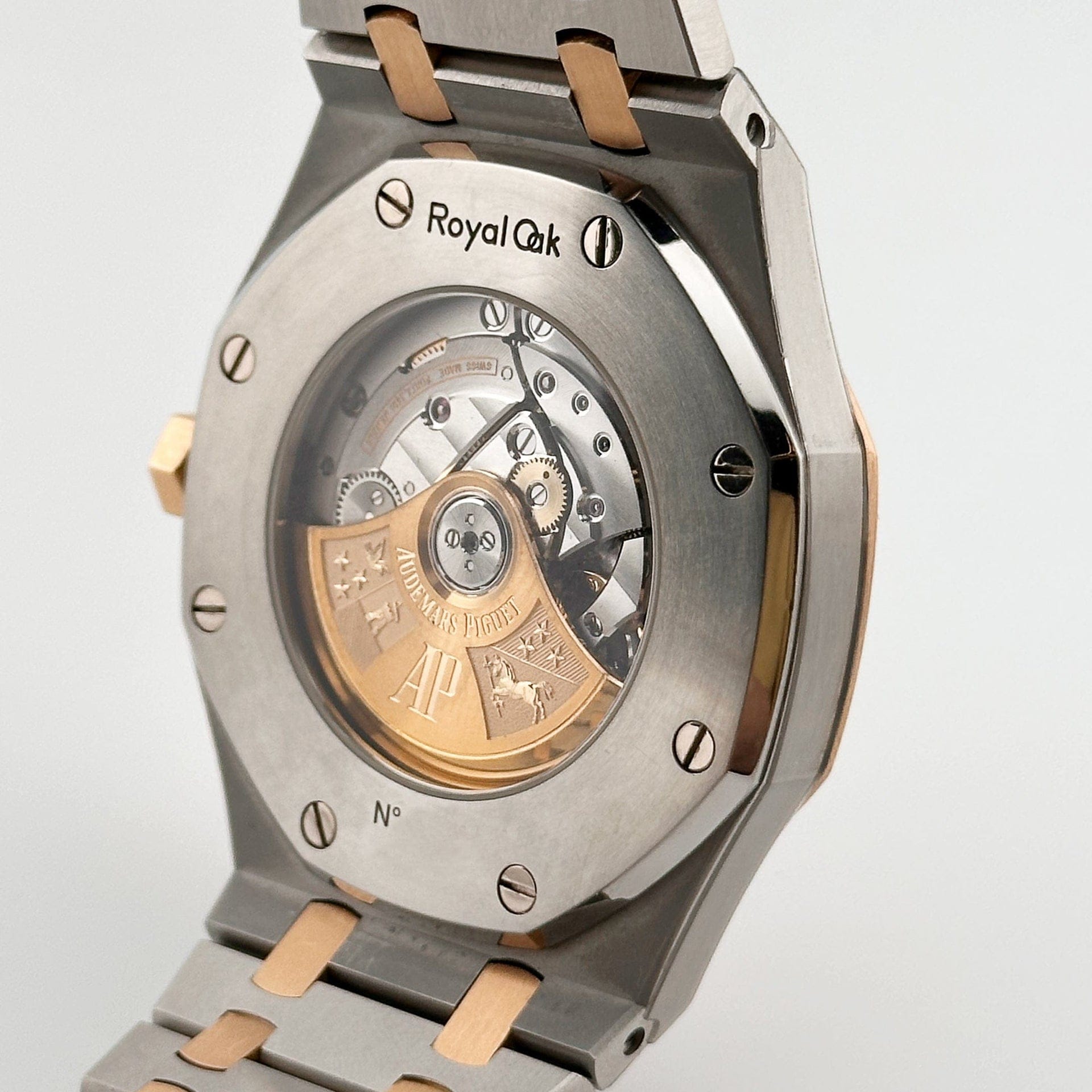 Audemars Piguet Royal Oak 15400SR.OO.1220SR.01 Stainless Steel Rose Gold White Dial (2015)
