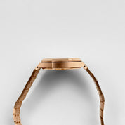 Audemars Piguet Royal Oak 15451OR.ZZ.1256OR.01.A 'Ladies' Rose Gold White Dial Diamond Bezel