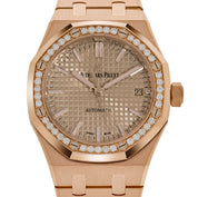 Audemars Piguet Royal Oak 15451OR.ZZ.1256OR.03 'Ladies' Rose Gold Diamond Bezel (2019)