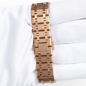 Audemars Piguet Royal Oak 15451OR.ZZ.1256OR.03 'Ladies' Rose Gold Diamond Bezel (2019)
