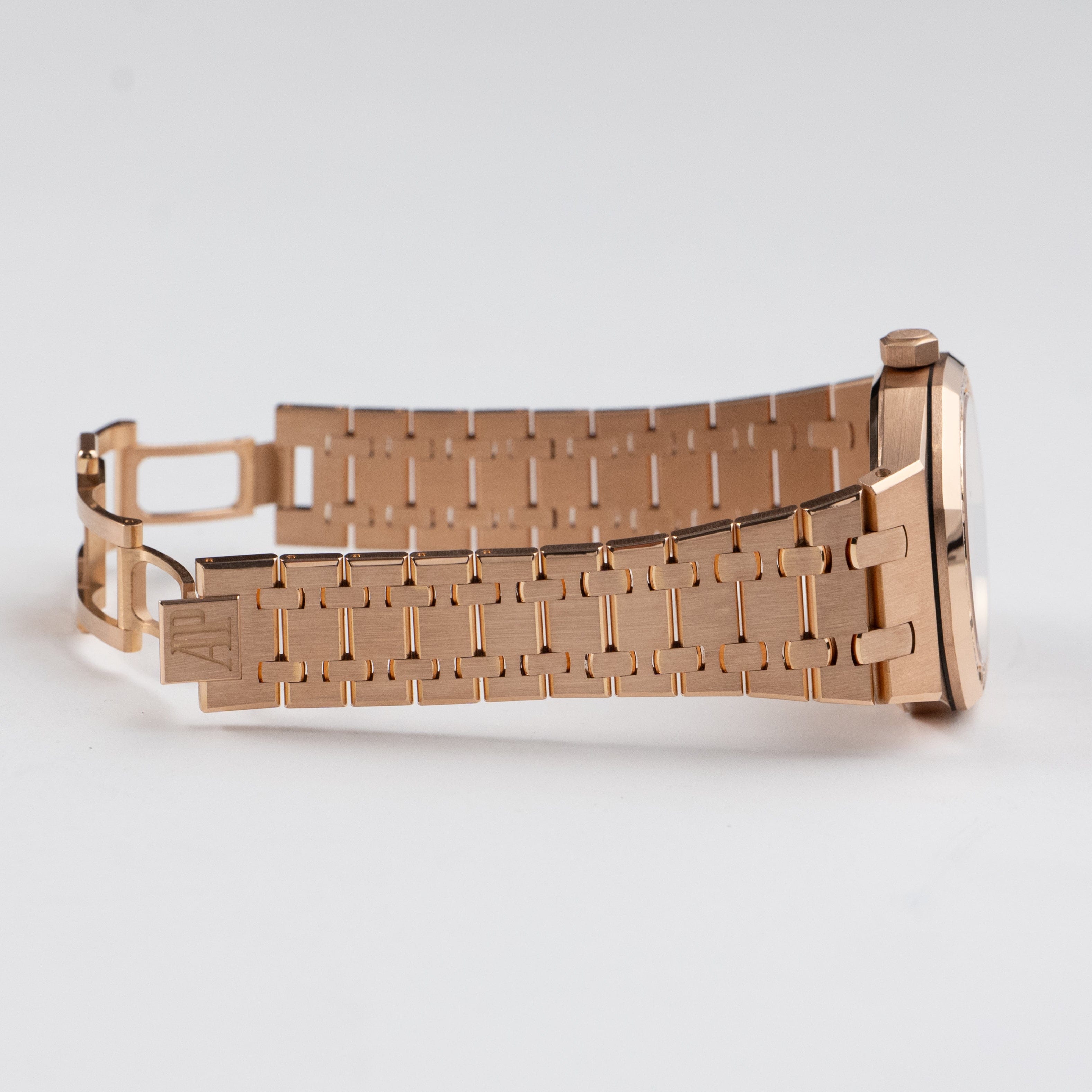 Audemars Piguet Royal Oak 15451OR.ZZ.1256OR.03 'Ladies' Rose Gold Diamond Bezel (2019)