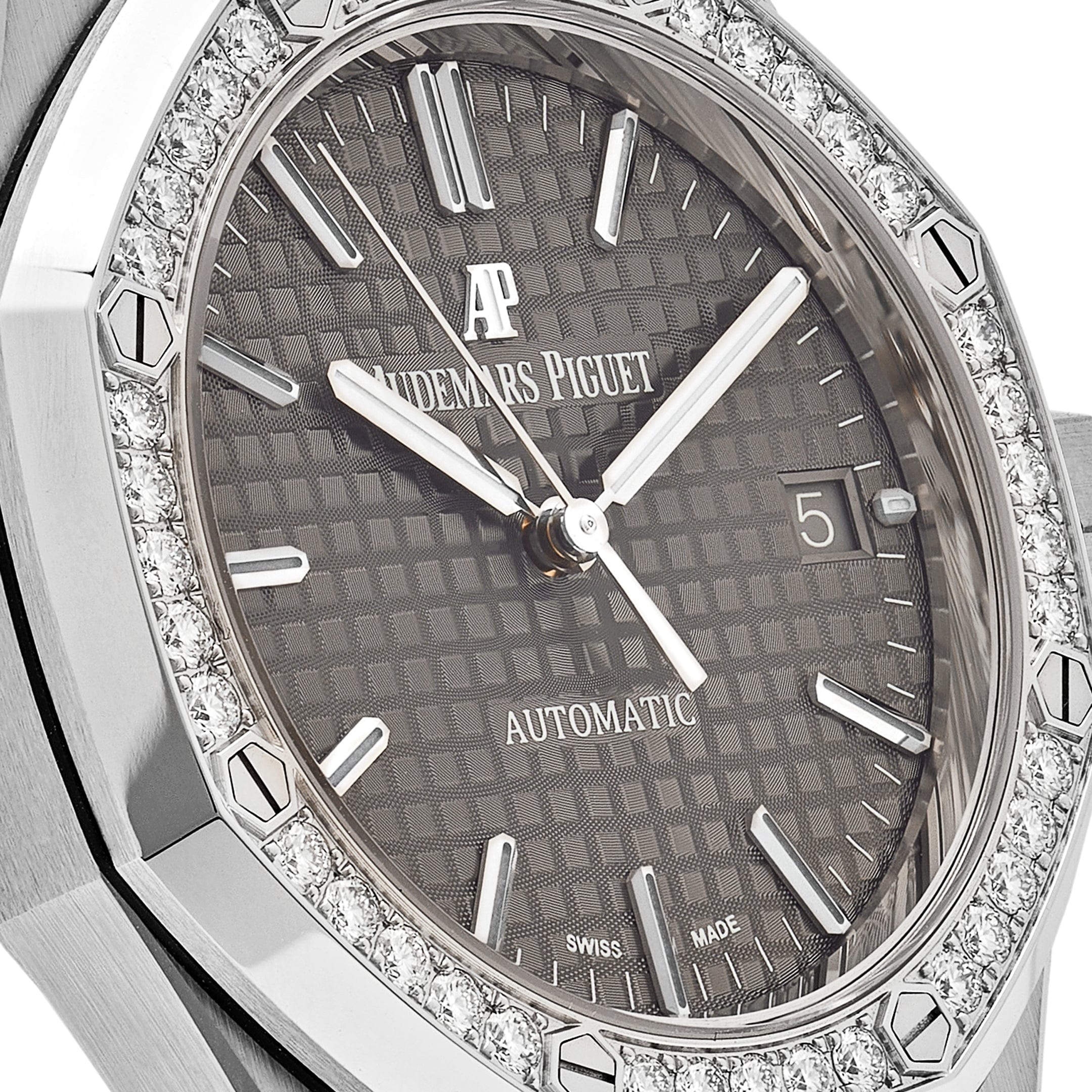 Luxury Watch Audemars Piguet Royal Oak Selfwinding 37mm Grey Dial 15451ST.ZZ.1256ST.02 Wrist Aficionado