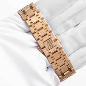 Audemars Piguet Royal Oak 15467OR.OO.1256OR.01 Double Balance Wheel Openworked Rose Gold