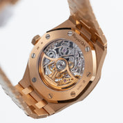 Audemars Piguet Royal Oak 15467OR.OO.1256OR.01 Double Balance Wheel Openworked Rose Gold