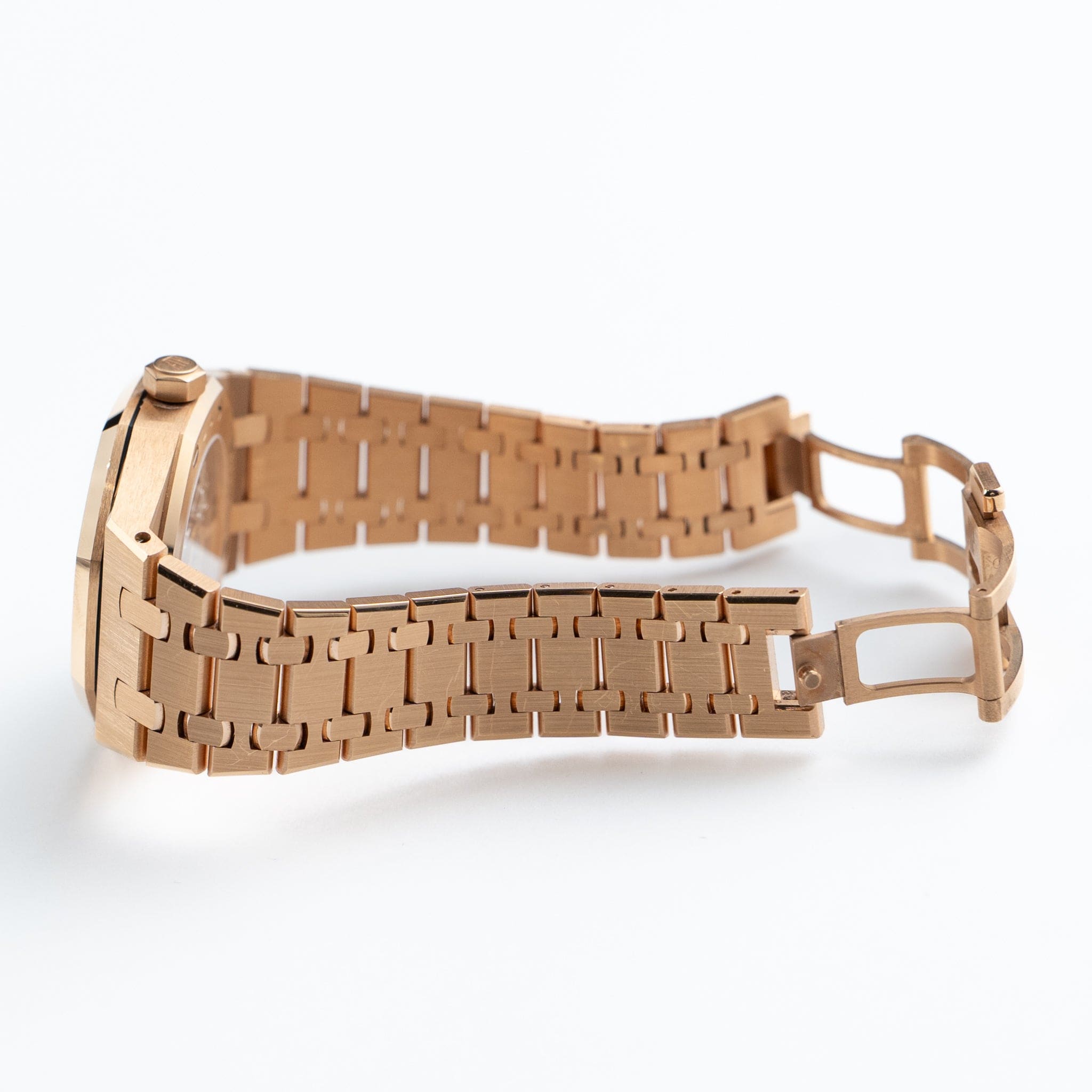 Audemars Piguet Royal Oak 15467OR.OO.1256OR.01 Double Balance Wheel Openworked Rose Gold