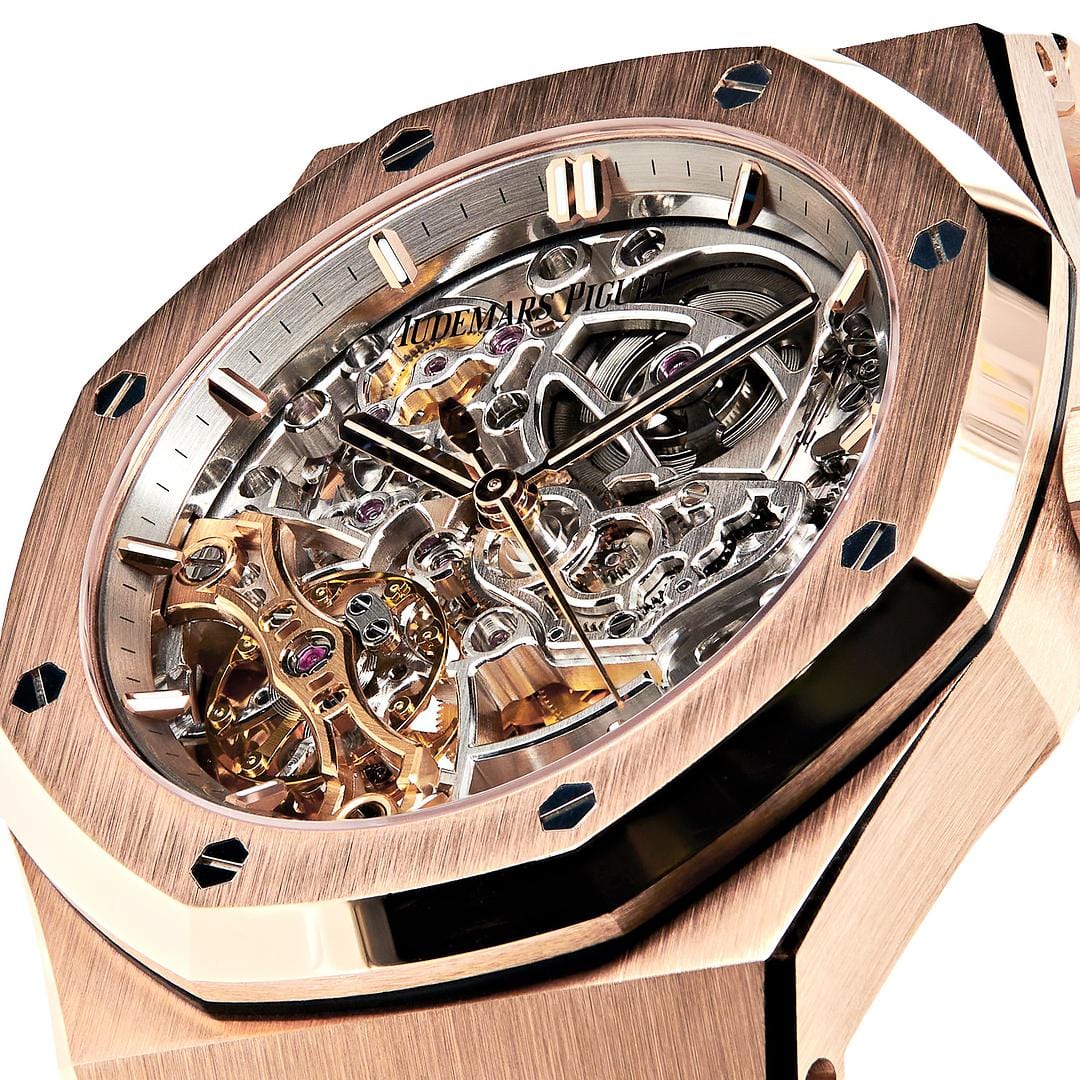 Luxury Watch Audemars Piguet Royal Oak Double Balance Wheel Openworked 15467OR.OO.1256OR.01 Wrist Aficionado