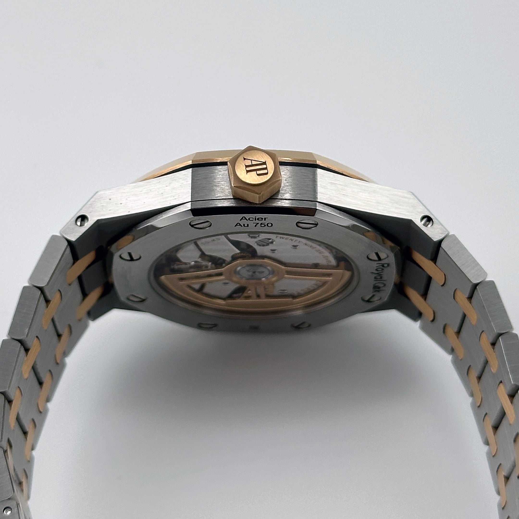 Audemars Piguet Royal Oak 15550SR.OO.1356SR.01 Stainless Steel Rose Gold White Dial (2023)
