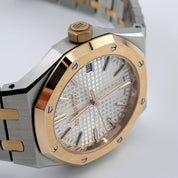 Audemars Piguet Royal Oak 15550SR.OO.1356SR.01 Stainless Steel Rose Gold White Dial (2023)