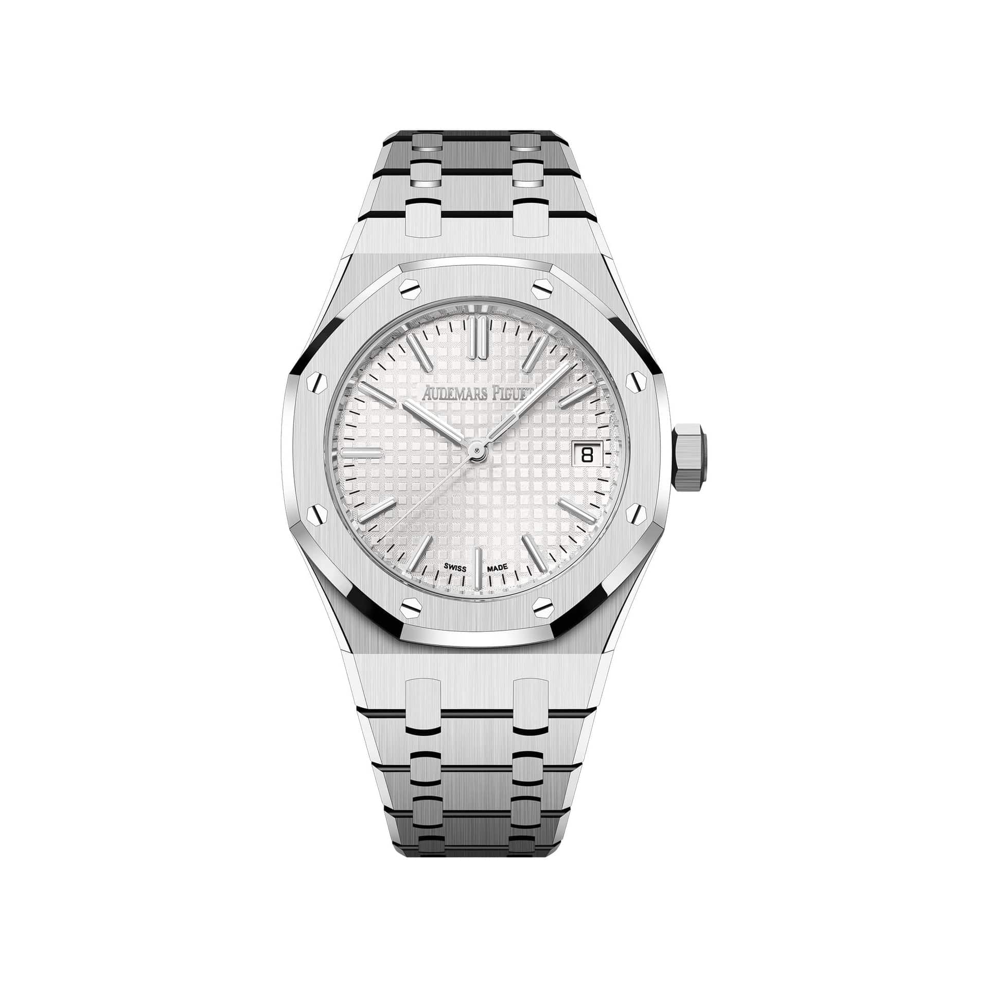 Audemars Piguet Royal Oak 15550ST.OO.1356ST.01 'Ladies' '50th Anniversary' Stainless Steel Silver Dial