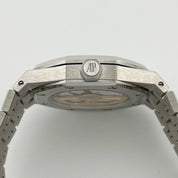 Audemars Piguet Royal Oak 15551BC.ZZ.1356BC.01 Diamond Bezel White Gold Smoked Blue Dial (2024)