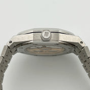Audemars Piguet Royal Oak 15551BC.ZZ.1356BC.01 Diamond Bezel White Gold Smoked Blue Dial (2024)