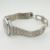 Audemars Piguet Royal Oak 15551BC.ZZ.1356BC.01 Diamond Bezel White Gold Smoked Blue Dial (2024)