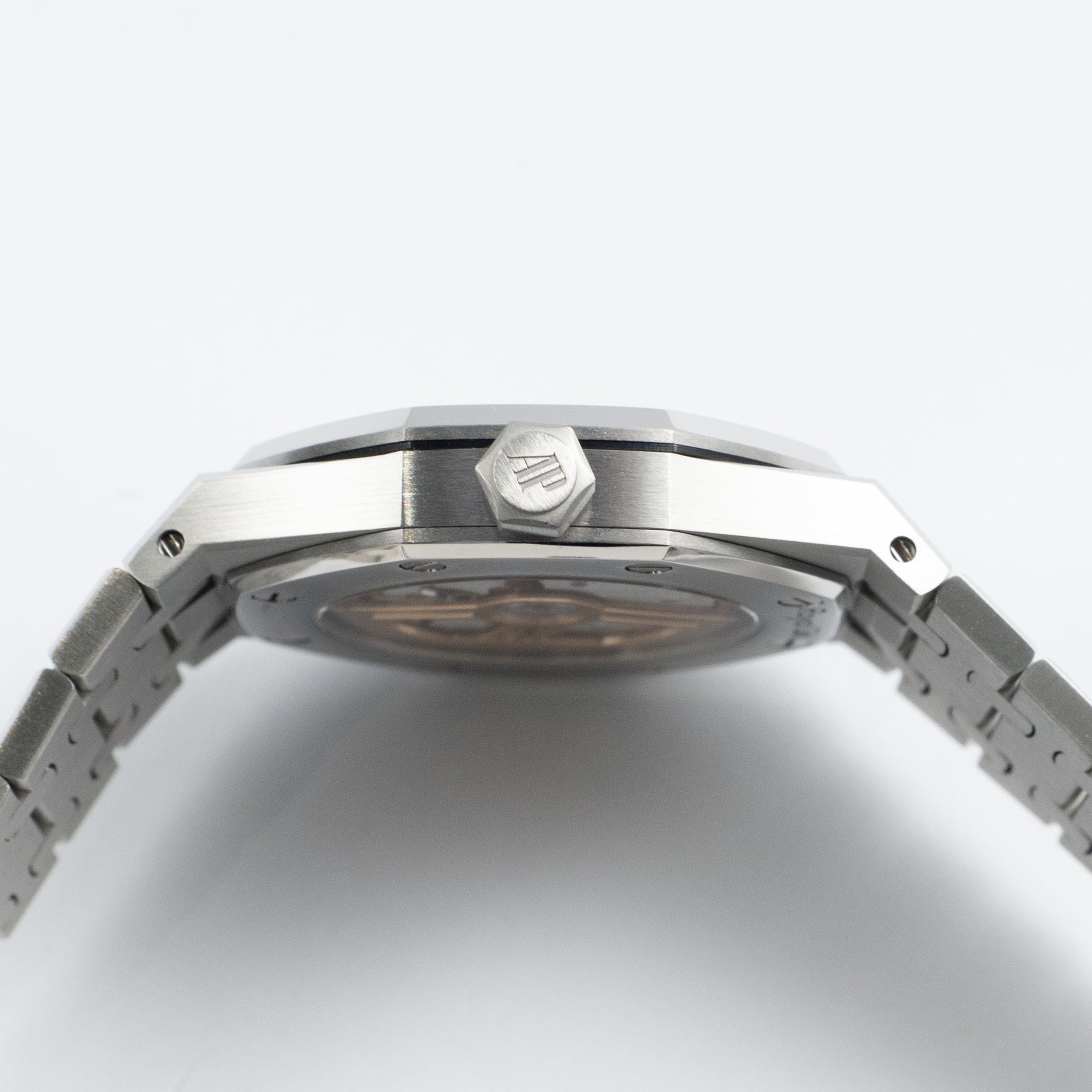 Audemars Piguet Royal Oak 15551ST.ZZ.1356ST.04 'Ladies' Stainless Steel Light Blue Dial Diamond Bezel (2024)