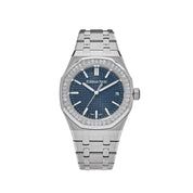 Audemars Piguet Royal Oak Selfwinding Blue Dial Diamond Bezel 15551ST.ZZ.1356ST.05 Wrist Aficionado