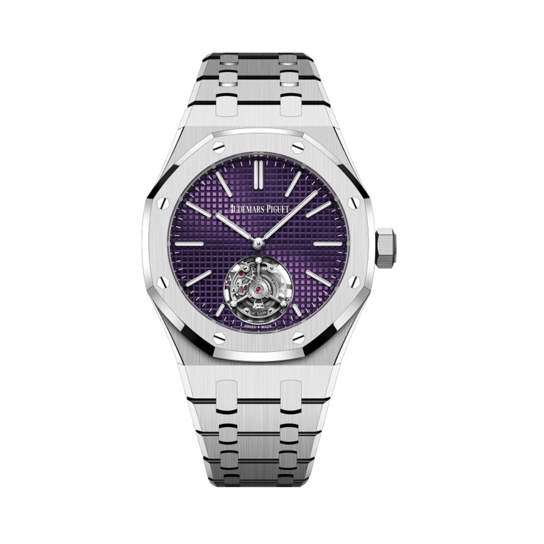 Luxury Watch Royal Oak Selfwinding Flying Tourbillon Extra-Thin "50th Anniversary" 26660ST.OO.1356ST.01 Wrist Aficionado