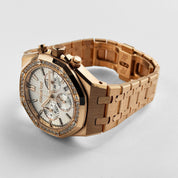 Audemars Piguet Royal Oak 26715OR.ZZ.1356OR.01 Chronograph Rose Gold Diamond Bezel (2024)