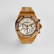 Audemars Piguet Royal Oak 26715OR.ZZ.1356OR.01 Chronograph Rose Gold Diamond Bezel (2024)